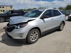 Chevrolet Equinox LS salvage cars for sale: 2021 Chevrolet Equinox LS