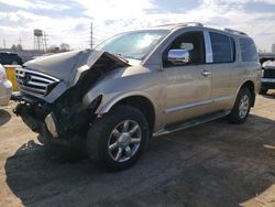 Salvage cars for sale from Copart Dyer, IN: 2004 Infiniti QX56