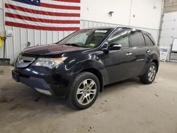 Salvage cars for sale from Copart Candia, NH: 2009 Acura MDX Technology