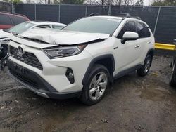 Salvage cars for sale from Copart Waldorf, MD: 2020 Toyota Rav4 Limited