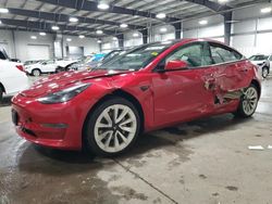 Tesla Model 3 salvage cars for sale: 2022 Tesla Model 3