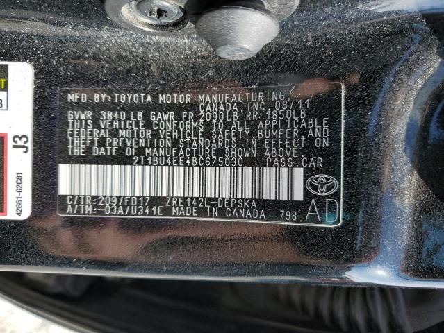 2011 Toyota Corolla Base