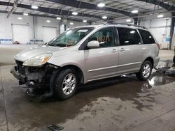 Salvage cars for sale from Copart Ham Lake, MN: 2005 Toyota Sienna XLE