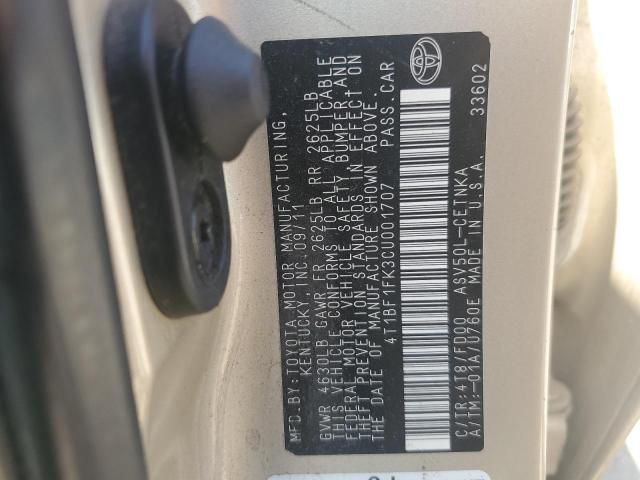 2012 Toyota Camry Base