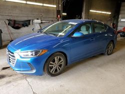 Salvage cars for sale at Angola, NY auction: 2018 Hyundai Elantra SEL