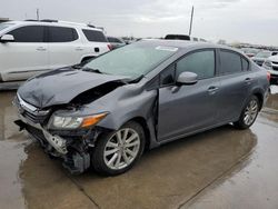 2012 Honda Civic EXL en venta en Grand Prairie, TX