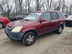 Vehiculos salvage en venta de Copart Cicero, IN: 2002 Honda CR-V EX