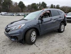 Salvage cars for sale at Mendon, MA auction: 2015 Honda CR-V EXL