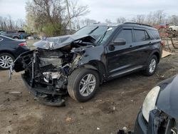 Ford Explorer xlt salvage cars for sale: 2020 Ford Explorer XLT