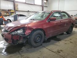 Salvage cars for sale at Nisku, AB auction: 2003 Honda Accord EX
