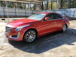 Salvage cars for sale at Austell, GA auction: 2016 Cadillac CTS Luxury Collection