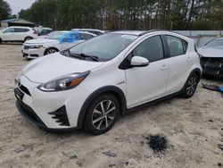 Salvage cars for sale at Seaford, DE auction: 2018 Toyota Prius C