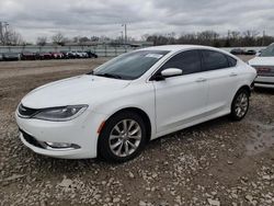 Salvage cars for sale at Louisville, KY auction: 2015 Chrysler 200 C