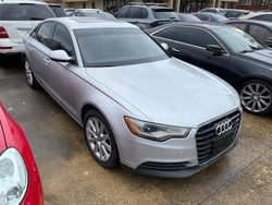 Audi A6 Premium salvage cars for sale: 2015 Audi A6 Premium