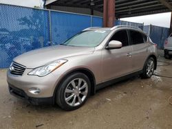 Salvage cars for sale at Riverview, FL auction: 2010 Infiniti EX35 Base