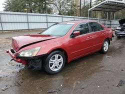 Salvage cars for sale at Austell, GA auction: 2007 Honda Accord EX