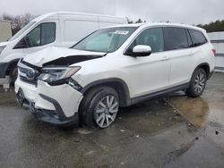 Salvage cars for sale at Exeter, RI auction: 2021 Honda Pilot EXL