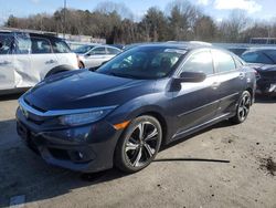 Salvage cars for sale from Copart Assonet, MA: 2016 Honda Civic Touring