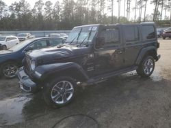 Salvage cars for sale at Harleyville, SC auction: 2020 Jeep Wrangler Unlimited Sahara