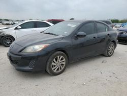 Salvage cars for sale from Copart San Antonio, TX: 2012 Mazda 3 I