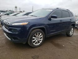 Salvage cars for sale from Copart Chicago Heights, IL: 2015 Jeep Cherokee Limited