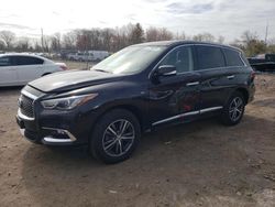 Salvage cars for sale from Copart Chalfont, PA: 2019 Infiniti QX60 Luxe