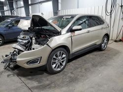 Salvage cars for sale at Ham Lake, MN auction: 2018 Ford Edge Titanium