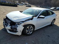 Salvage cars for sale at Marlboro, NY auction: 2017 Honda Civic LX