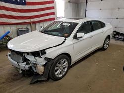 Vehiculos salvage en venta de Copart Lyman, ME: 2018 Chevrolet Impala LT