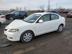 Salvage cars for sale from Copart Montreal Est, QC: 2009 Mazda 3 I