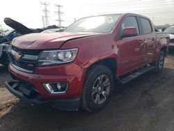 Salvage cars for sale at Elgin, IL auction: 2016 Chevrolet Colorado Z71