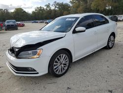 Salvage cars for sale from Copart Ocala, FL: 2016 Volkswagen Jetta SEL