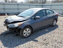 KIA Forte LX salvage cars for sale: 2016 KIA Forte LX