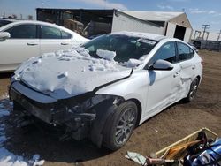 Salvage cars for sale at Brighton, CO auction: 2018 Hyundai Elantra SEL