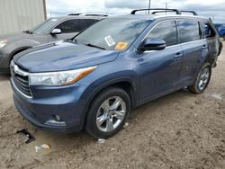 Salvage cars for sale at Temple, TX auction: 2015 Toyota Highlander Limited