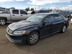 Salvage cars for sale from Copart Denver, CO: 2014 Volkswagen Passat S