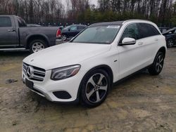 Salvage cars for sale at Waldorf, MD auction: 2019 Mercedes-Benz GLC 350E