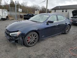 Salvage cars for sale at York Haven, PA auction: 2019 Maserati Ghibli S