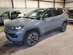 Jeep Compass salvage cars for sale: 2022 Jeep Compass Limited