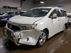 Nissan Quest S Vehiculos salvage en venta: 2012 Nissan Quest S