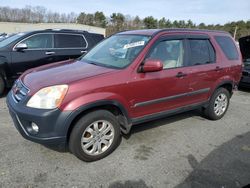 Salvage cars for sale from Copart Exeter, RI: 2006 Honda CR-V EX