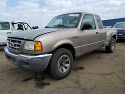 Salvage cars for sale from Copart Woodhaven, MI: 2003 Ford Ranger Super Cab