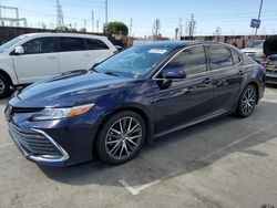 Vehiculos salvage en venta de Copart Wilmington, CA: 2022 Toyota Camry XLE