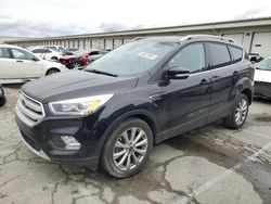 Salvage cars for sale at Louisville, KY auction: 2018 Ford Escape Titanium