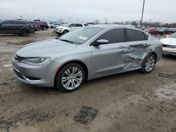 Salvage cars for sale from Copart Indianapolis, IN: 2015 Chrysler 200 Limited