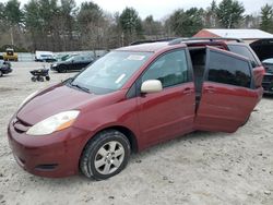 Salvage cars for sale from Copart Mendon, MA: 2007 Toyota Sienna CE