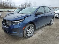Salvage cars for sale at Leroy, NY auction: 2022 Chevrolet Equinox LS