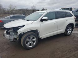 Salvage cars for sale from Copart Columbia Station, OH: 2014 Toyota Highlander Limited