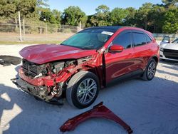 Salvage cars for sale from Copart Fort Pierce, FL: 2022 Ford Escape SEL