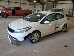 Salvage cars for sale at Lansing, MI auction: 2017 KIA Forte LX